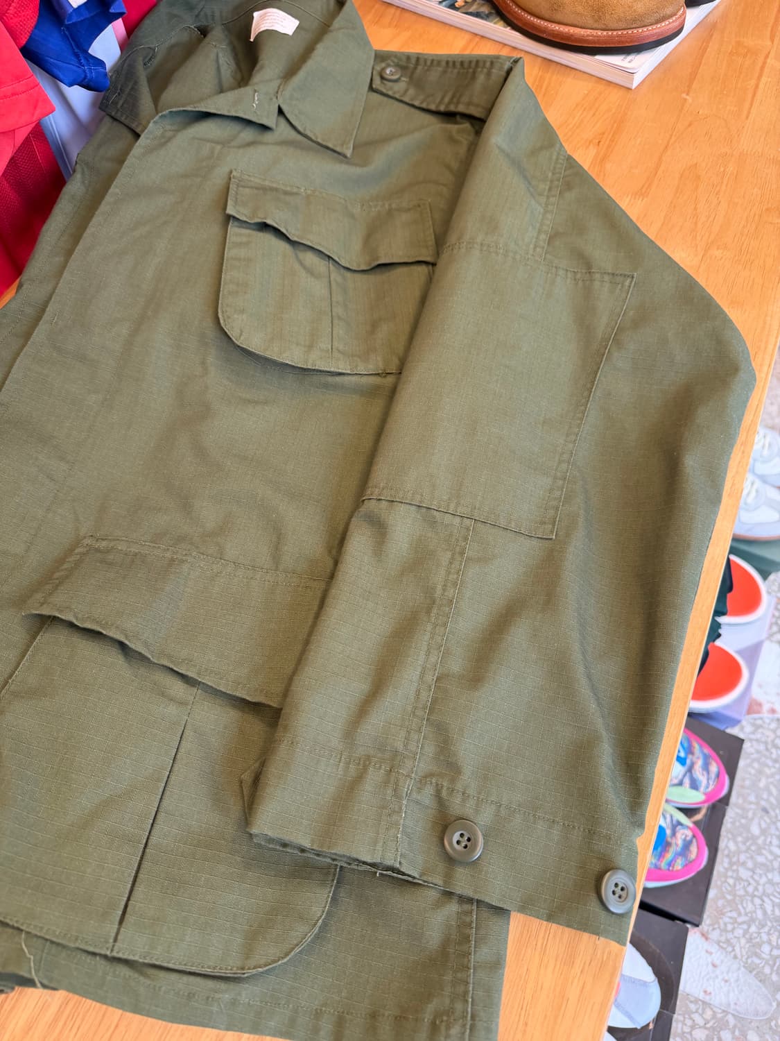 US ARMY 립스탑 퍼티그 자켓 상품이미지2