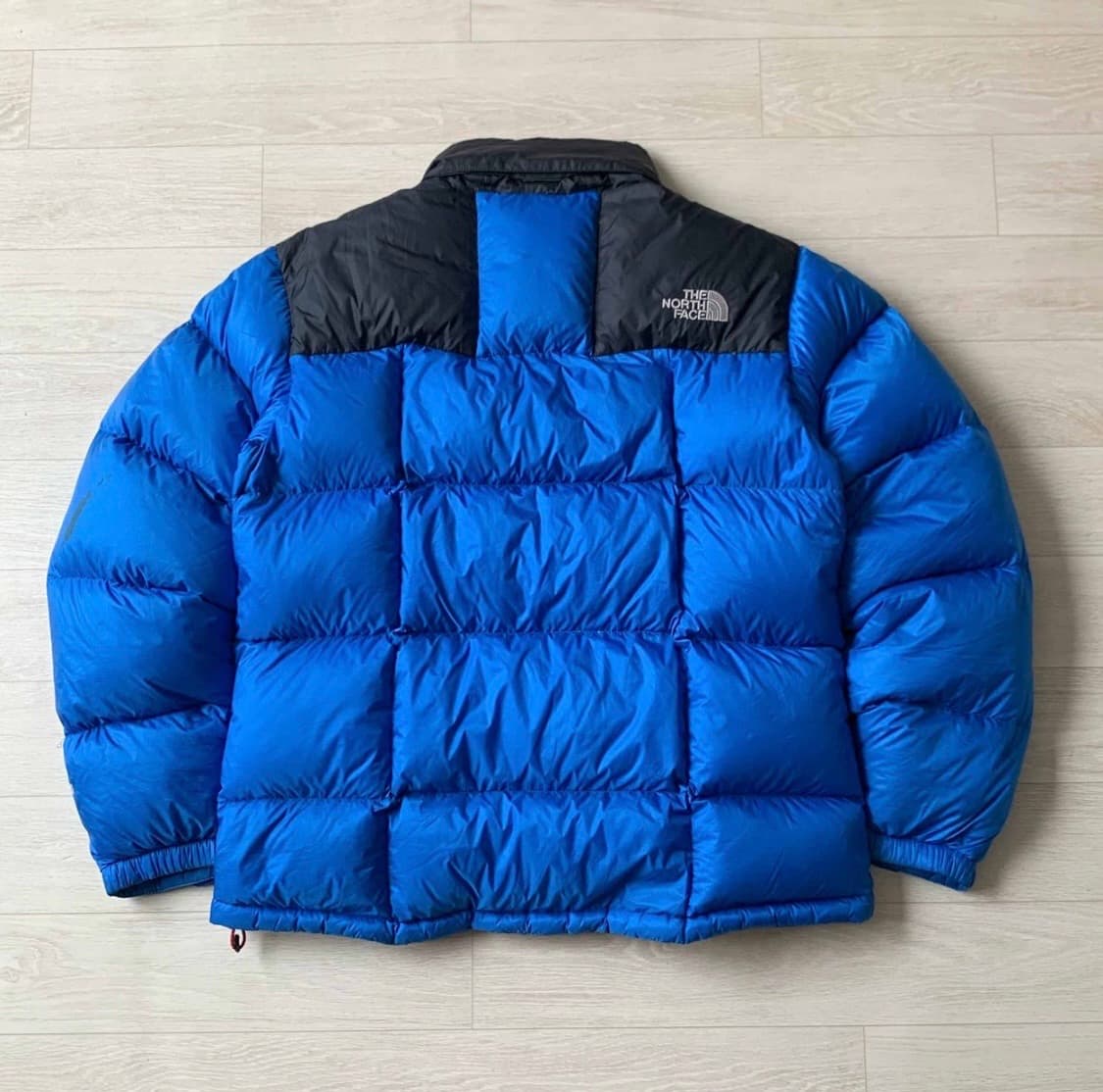 노스 페이스 800 구스 다운 패딩 블루 L 상품이미지2