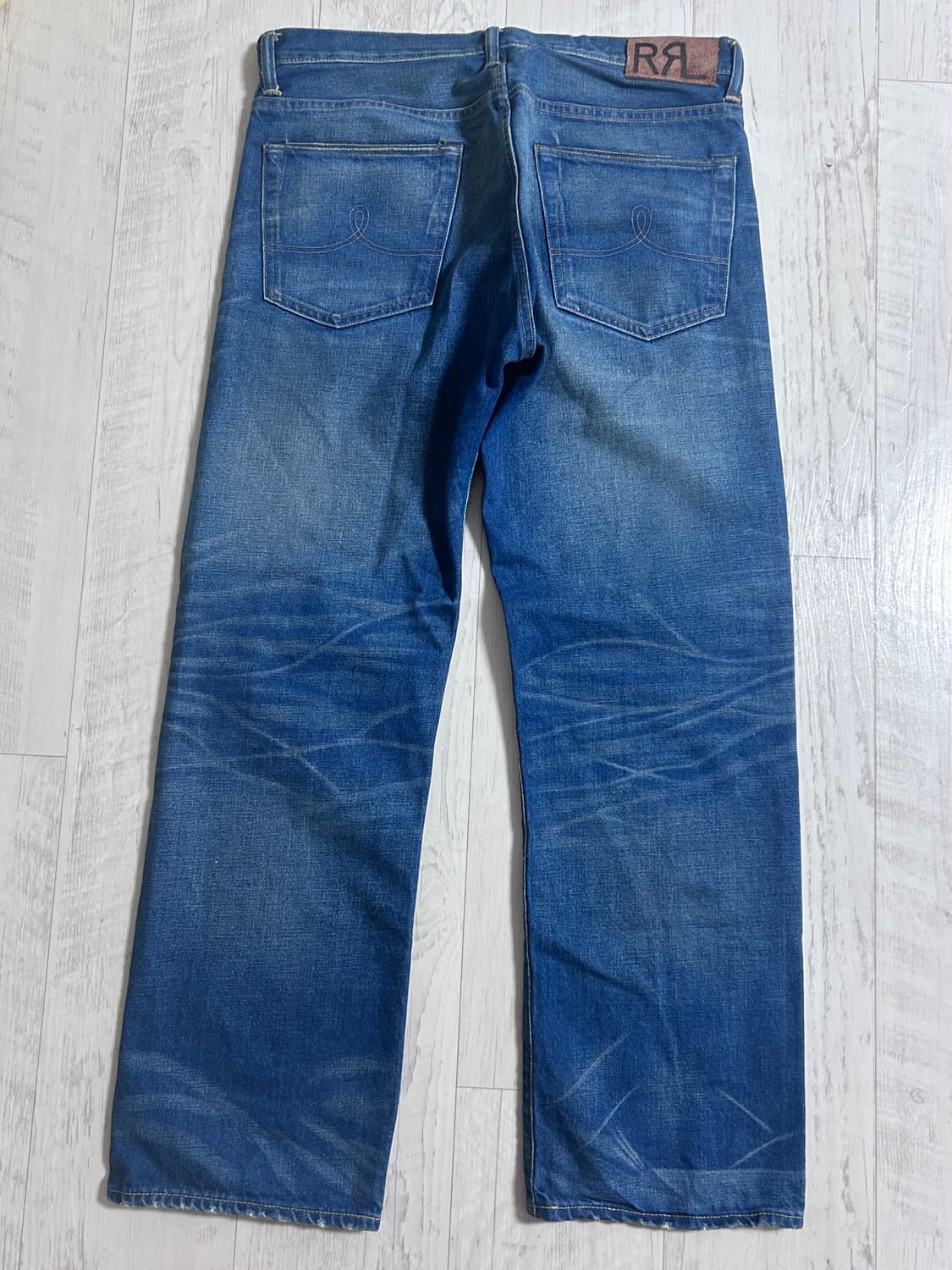 RRL 그랜드폴스 워싱 빈티지 파이브 포켓 데님 33x32 상품이미지2