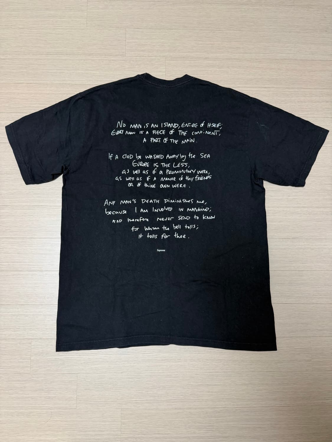 슈프림 x 코르테이즈 룰즈 더 월드 티셔츠 블랙 XL 상품이미지2