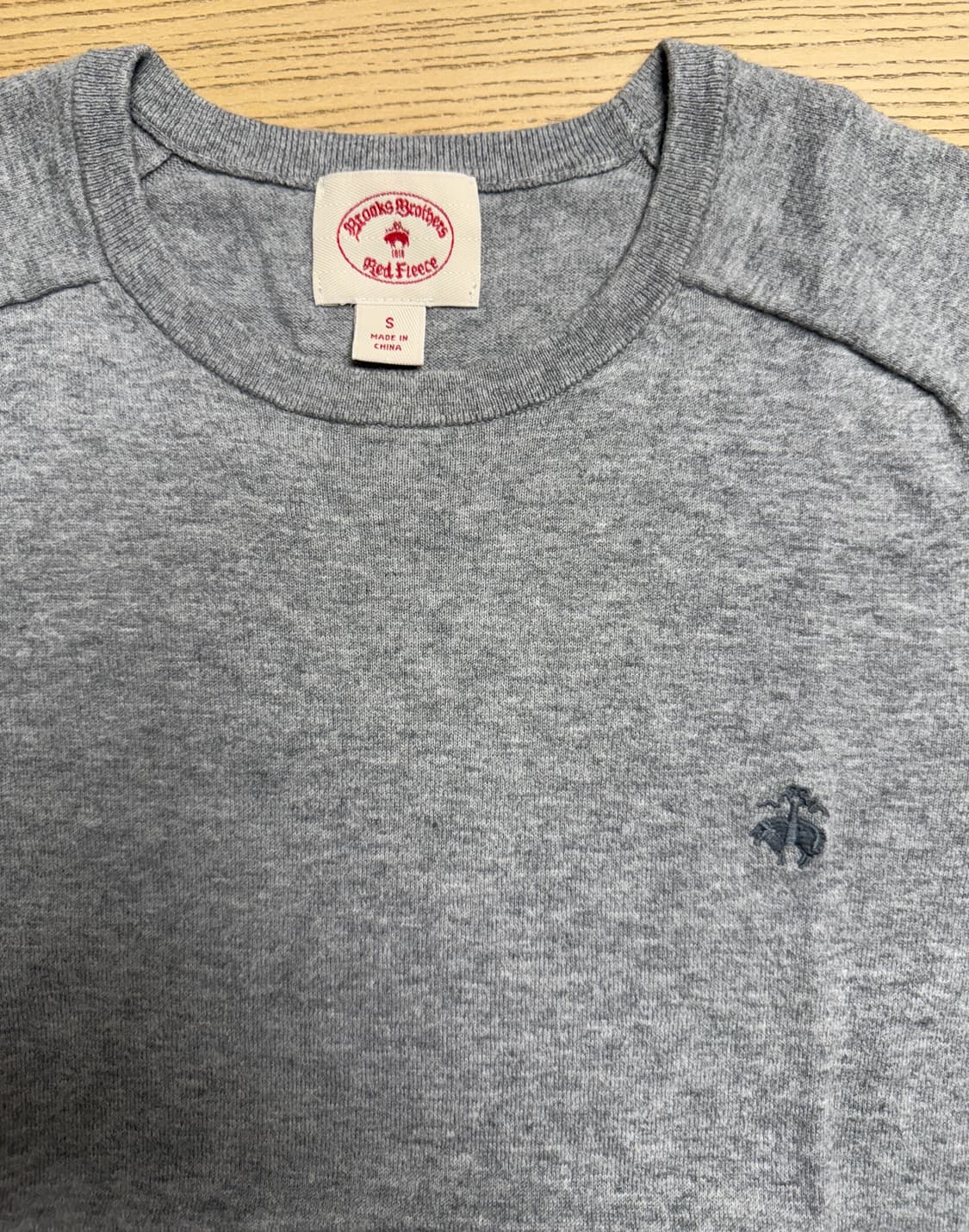 브룩스 브라더스 Red Fleece 남성 캐시미어 니트 그레이 S 상품이미지2