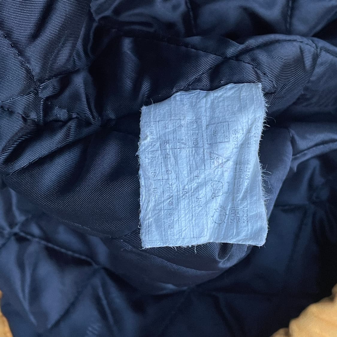 90s 나이키 베스킷볼 자수 빅로고 올드스쿨 투톤 배색 누빔 돕바 점퍼 상품이미지8