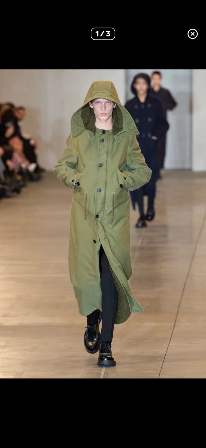 프라다 롱 후드 야상 상품이미지1