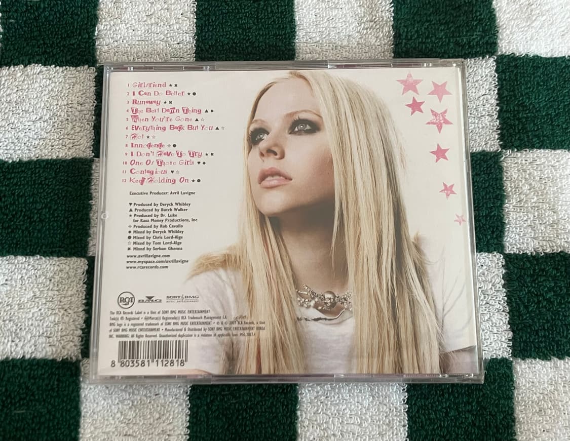 에이브릴라빈 Avril Lavigne 3집 라이센스 초판 미개봉 CD 상품이미지6
