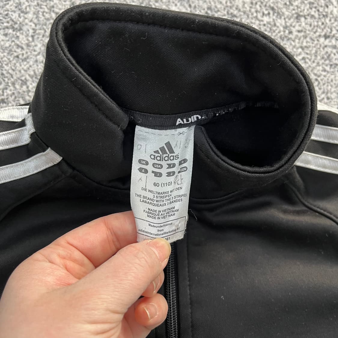 60 아디다스 키즈 져지 집업 0408M 상품이미지2