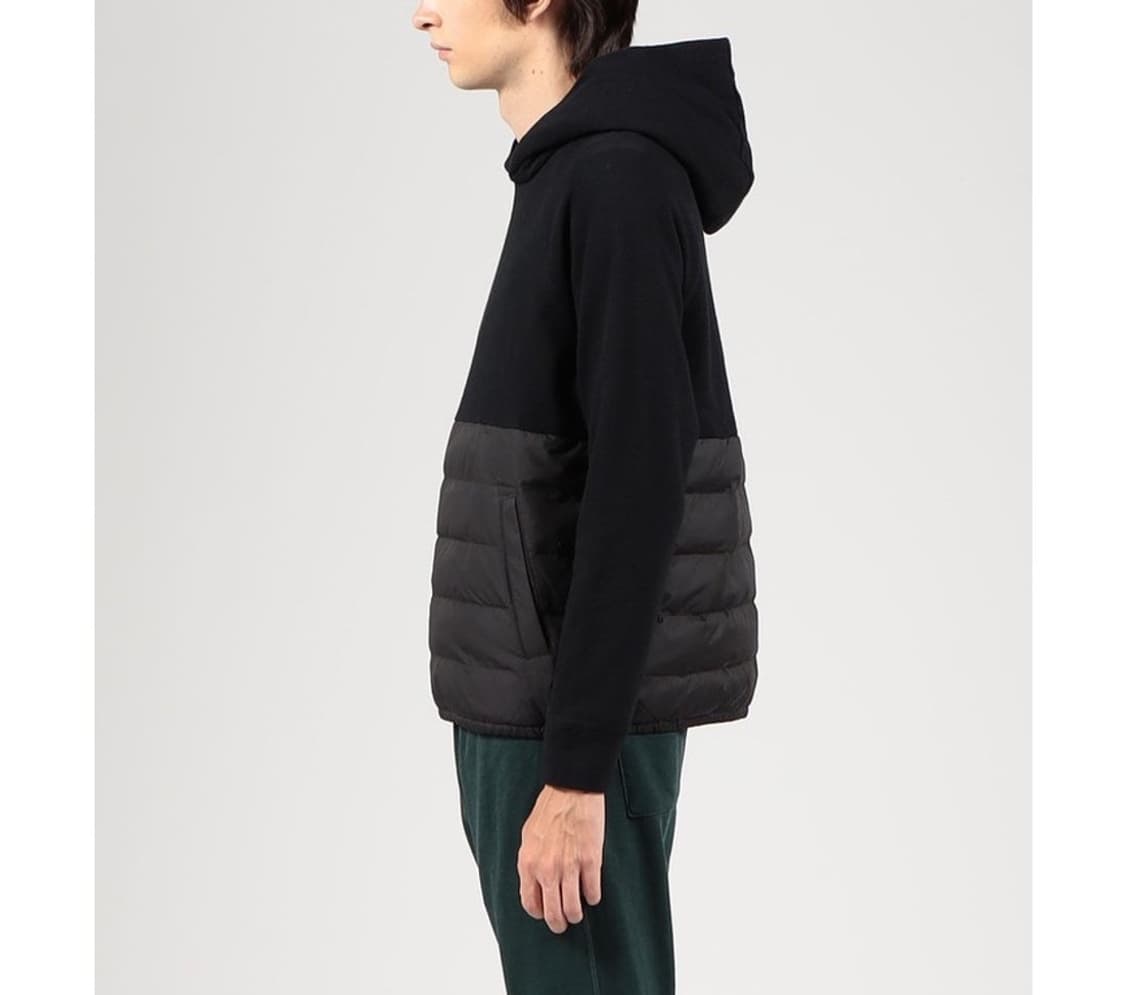 (정품/새상품) 제임스펄스 남성 블랙 풀오버 믹스 구스다운 후드 상품이미지8