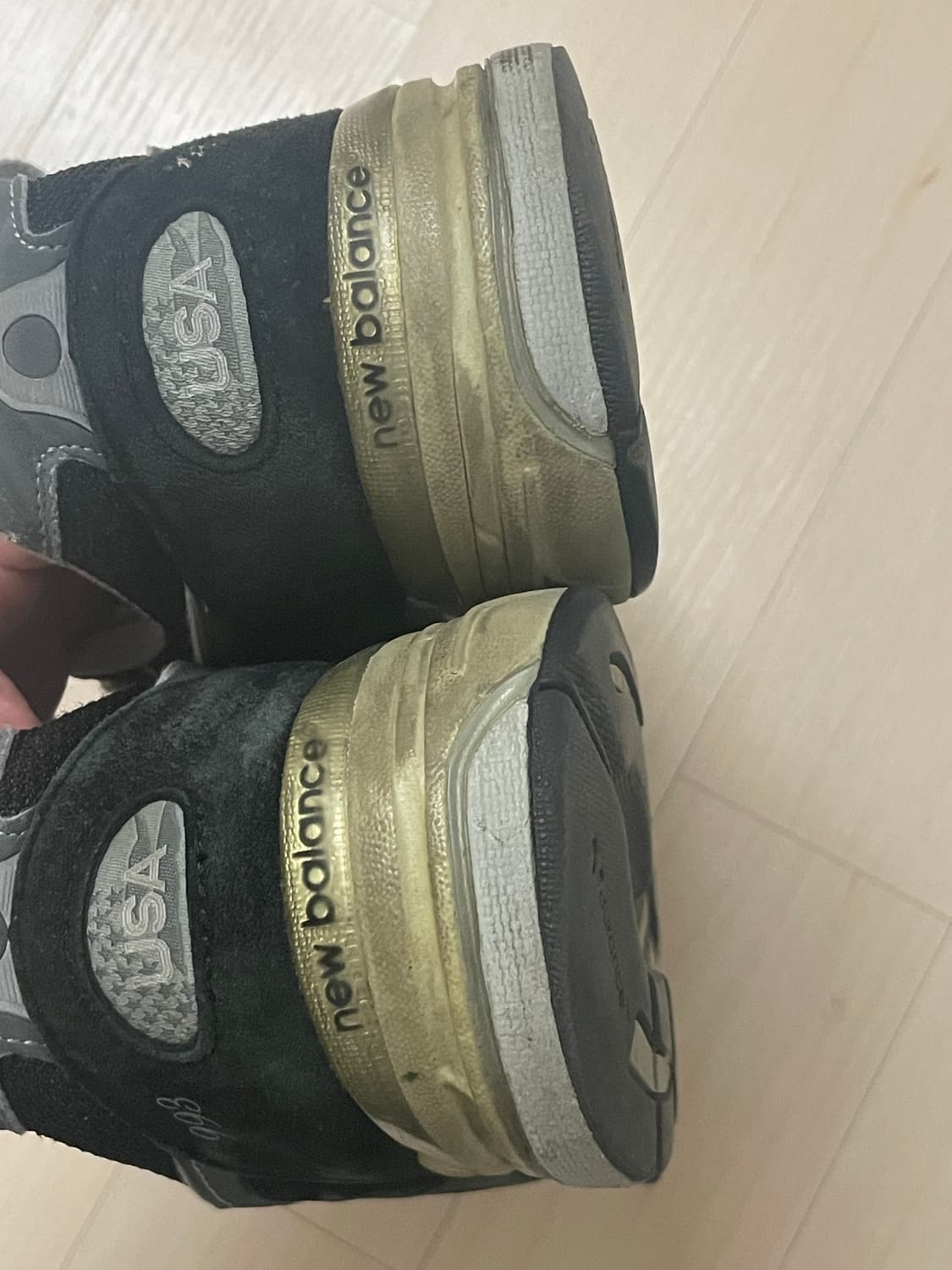 뉴발란스 993 블랙 255사이즈(정품) 상품이미지3