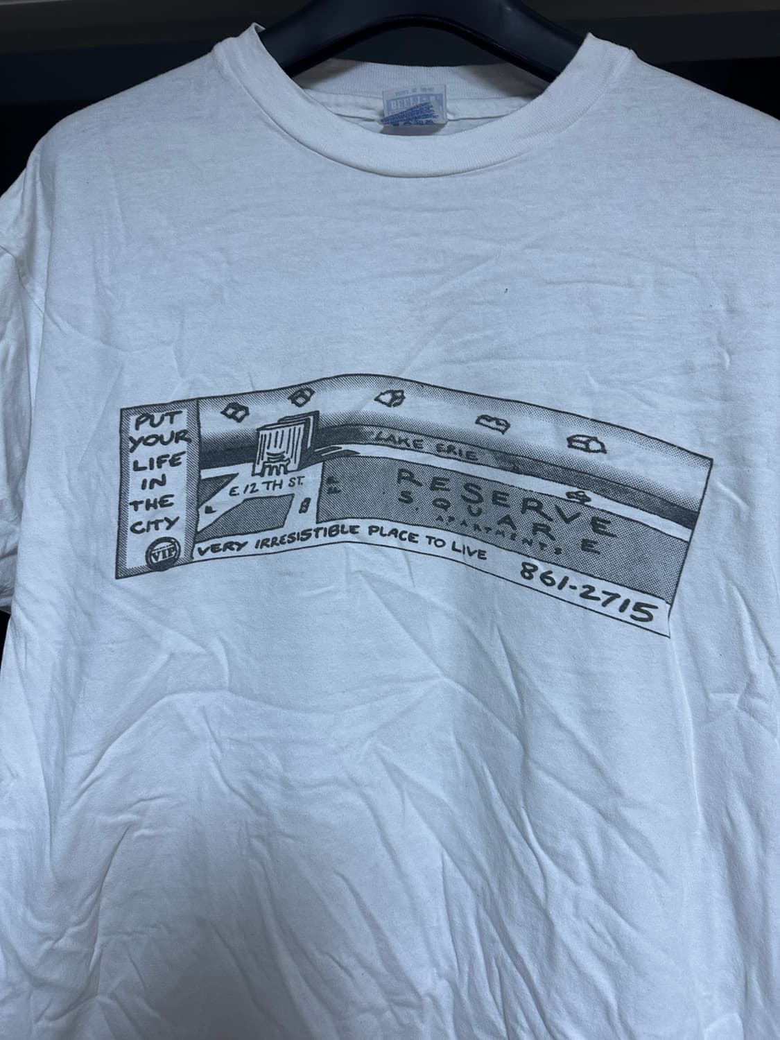 [XL] 90s 싱글스티치 헤인즈 빈티지 티셔츠 상품이미지2