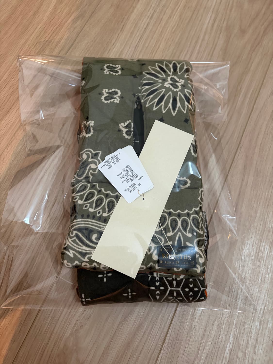 새상품) Kapital 캐피탈 플란넬 반다나 패턴 리버시블 머플러 상품이미지3