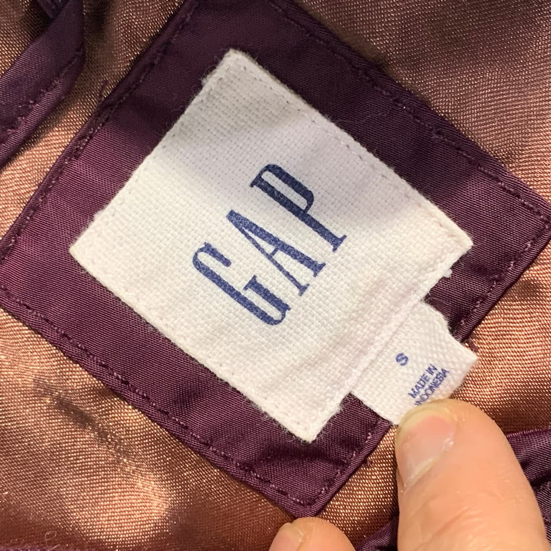 갭 버건디 ma-1 항공점퍼   상품이미지3