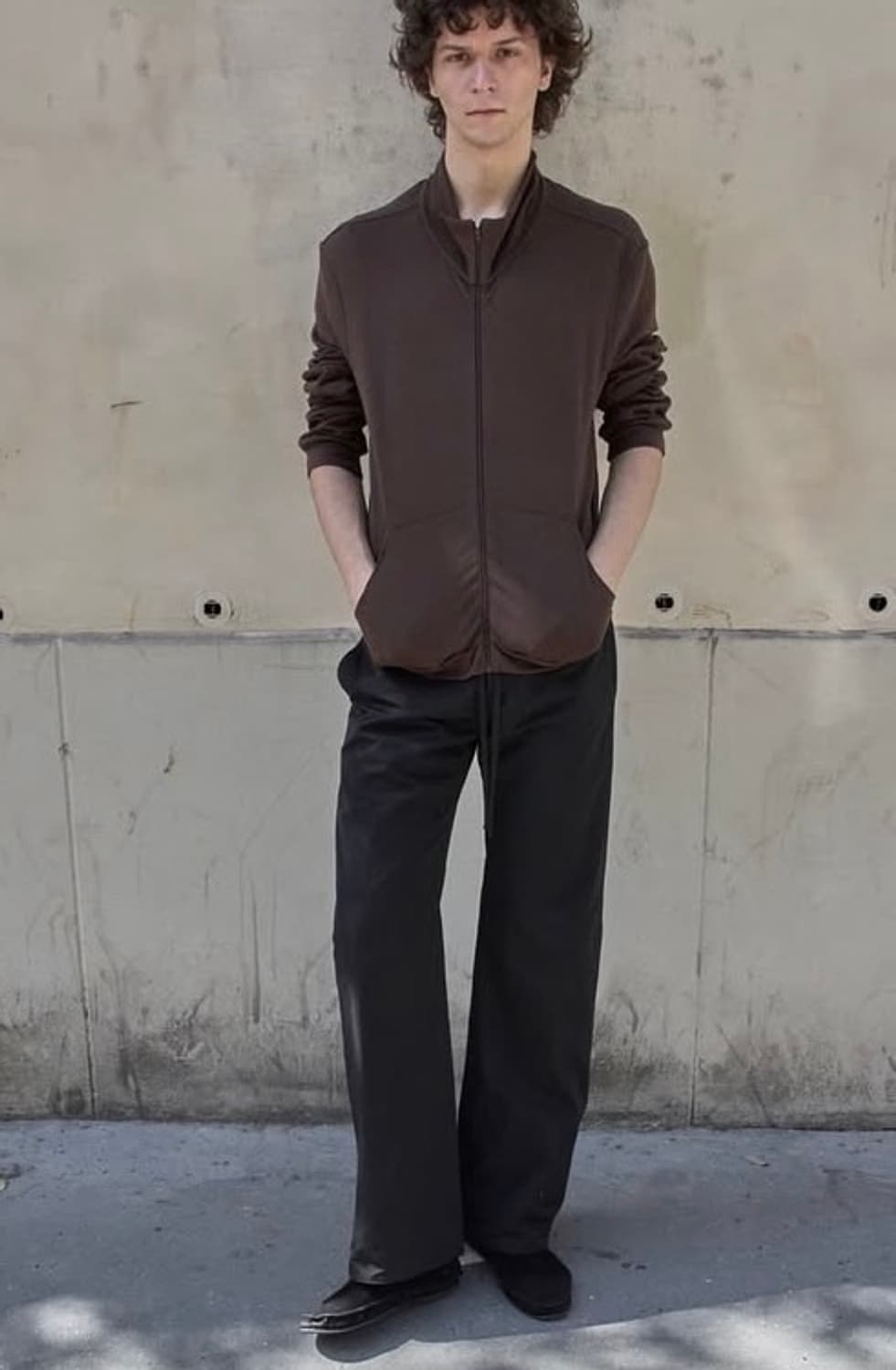 [3] 머듈 넥집업 브라운 상품이미지1