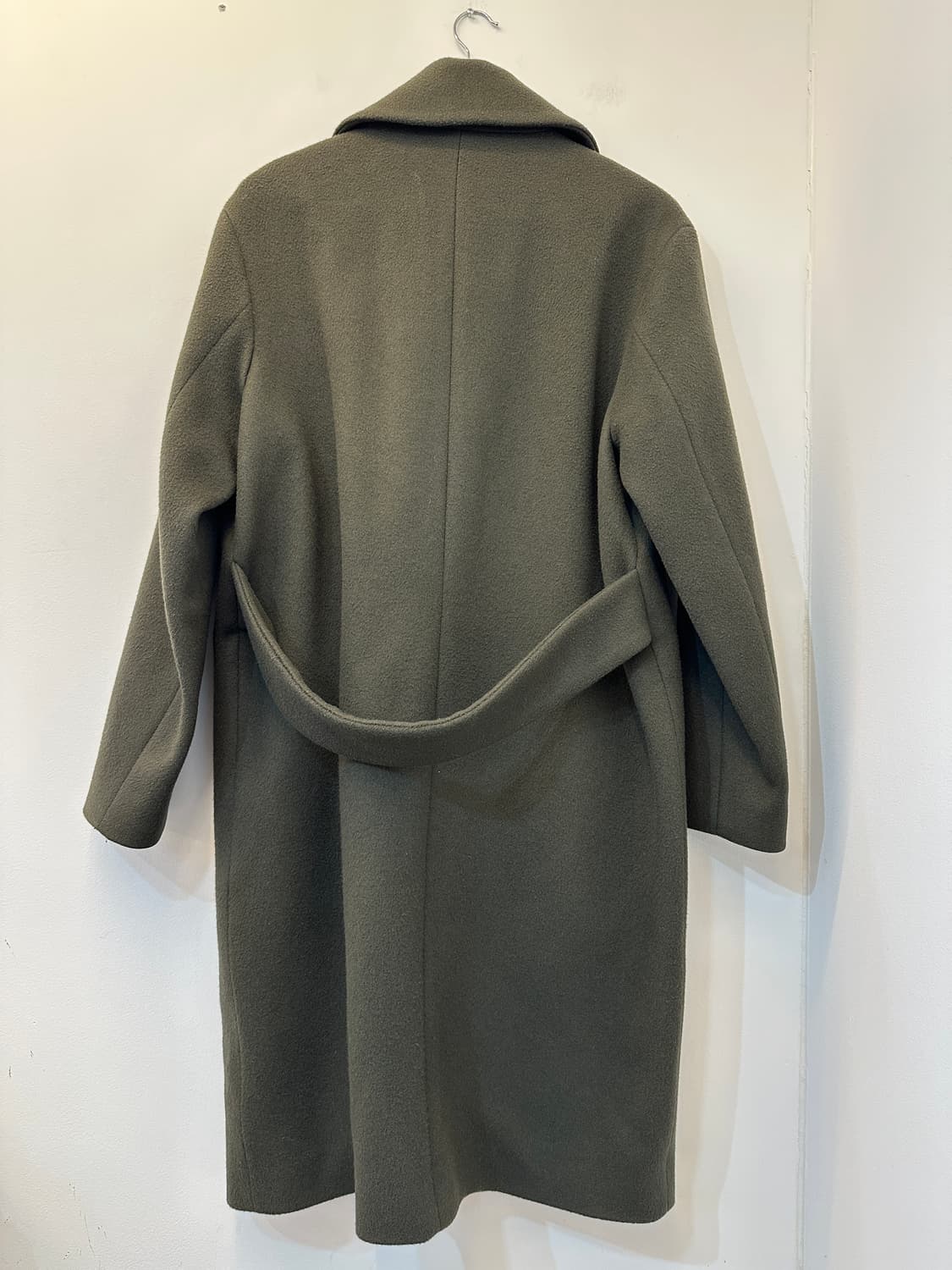 M) 벨리에 카키 더블 코트 상품이미지2