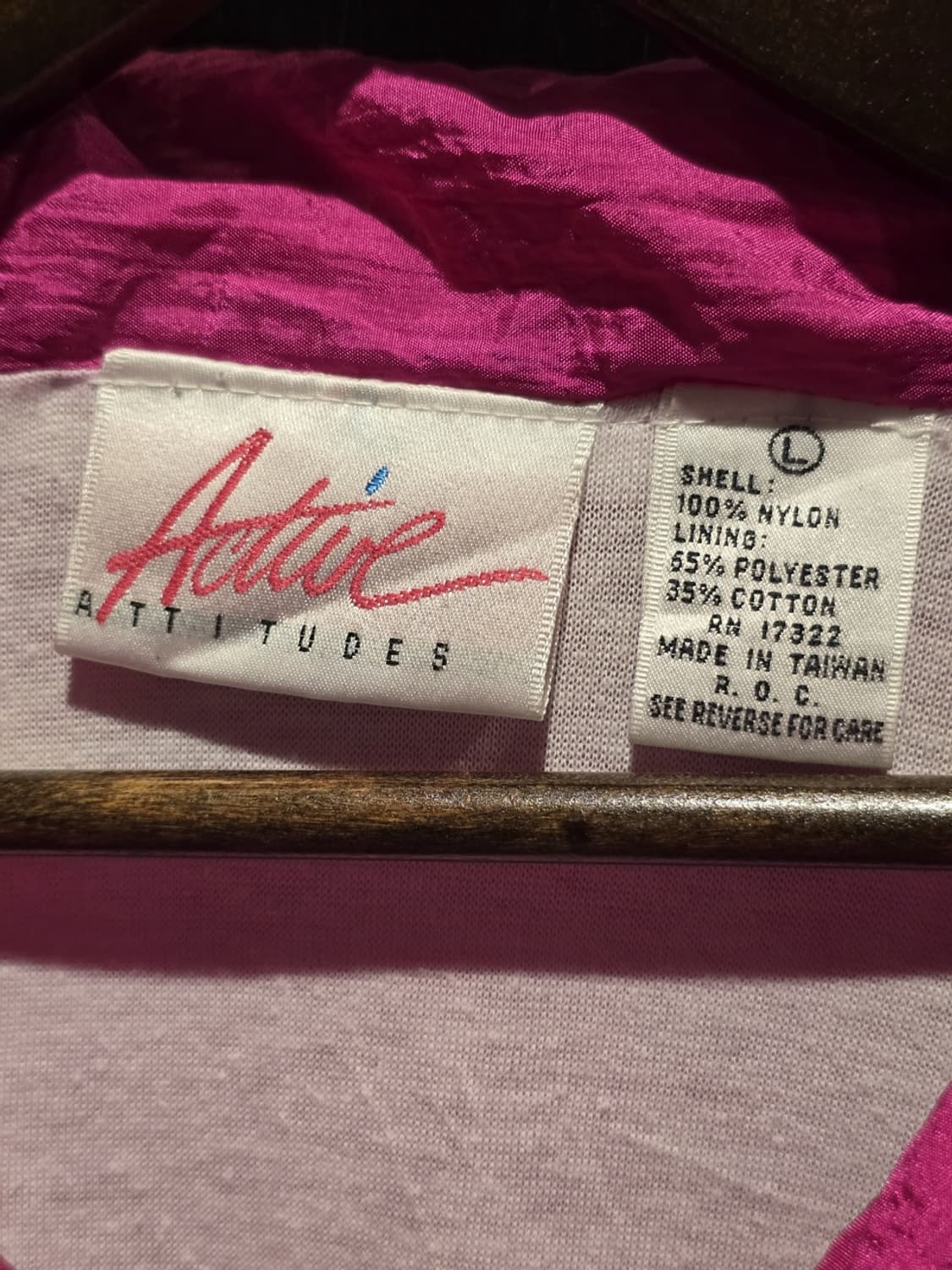80s Active Attitides Nylon Windbreaker 상품이미지6