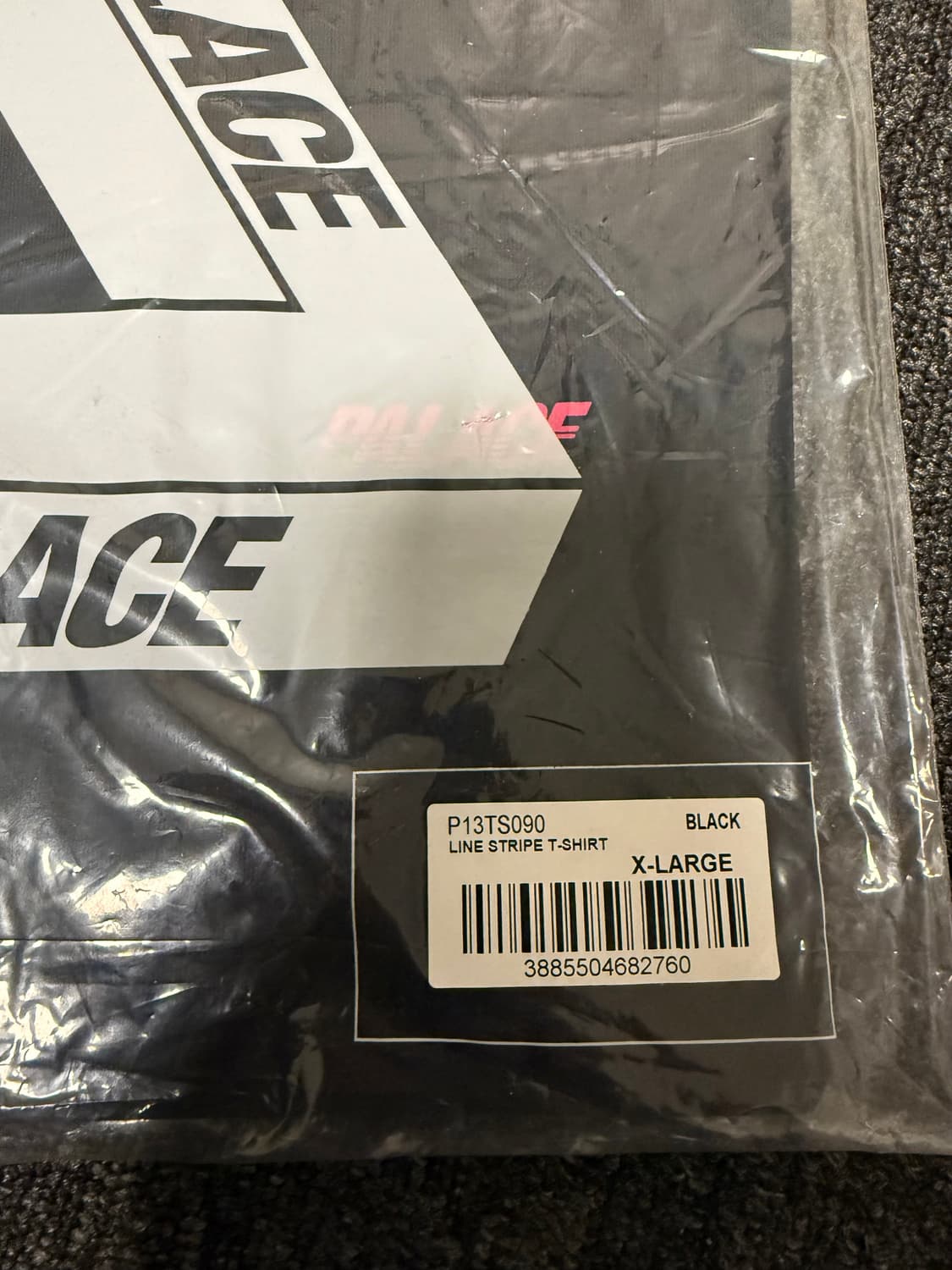 [XL] 팔라스 라인 스트라이프 티셔츠 블랙 상품이미지2