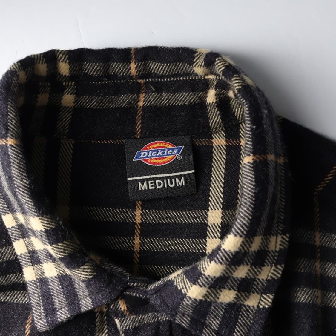디키즈 윌리엄슨 빅로고 자수 체크 셔츠 자켓 M 상품이미지5