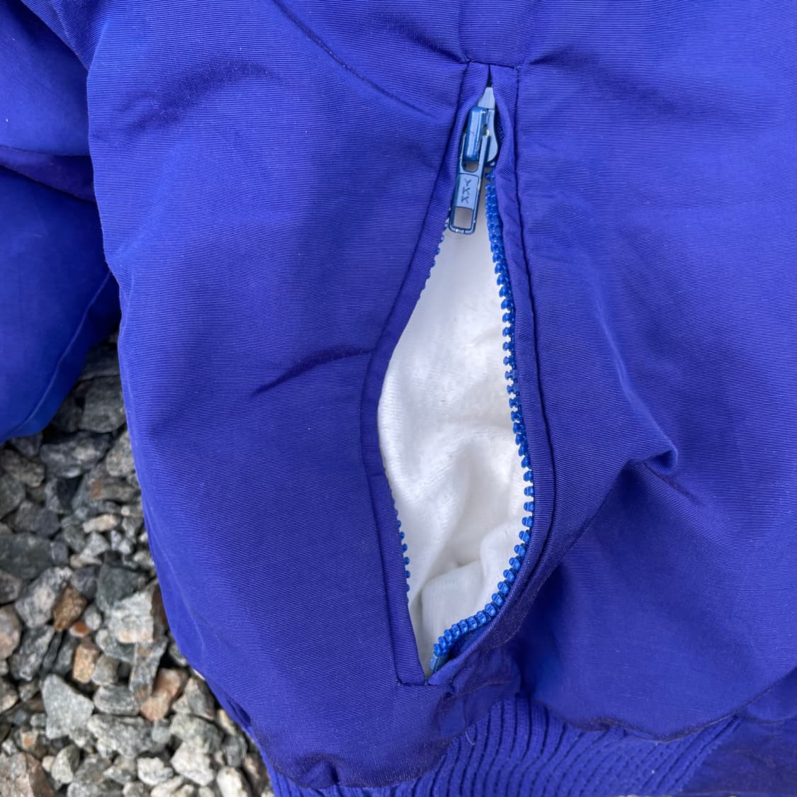 빈티지 베리어 다운 블루종 실측 100 상품이미지5