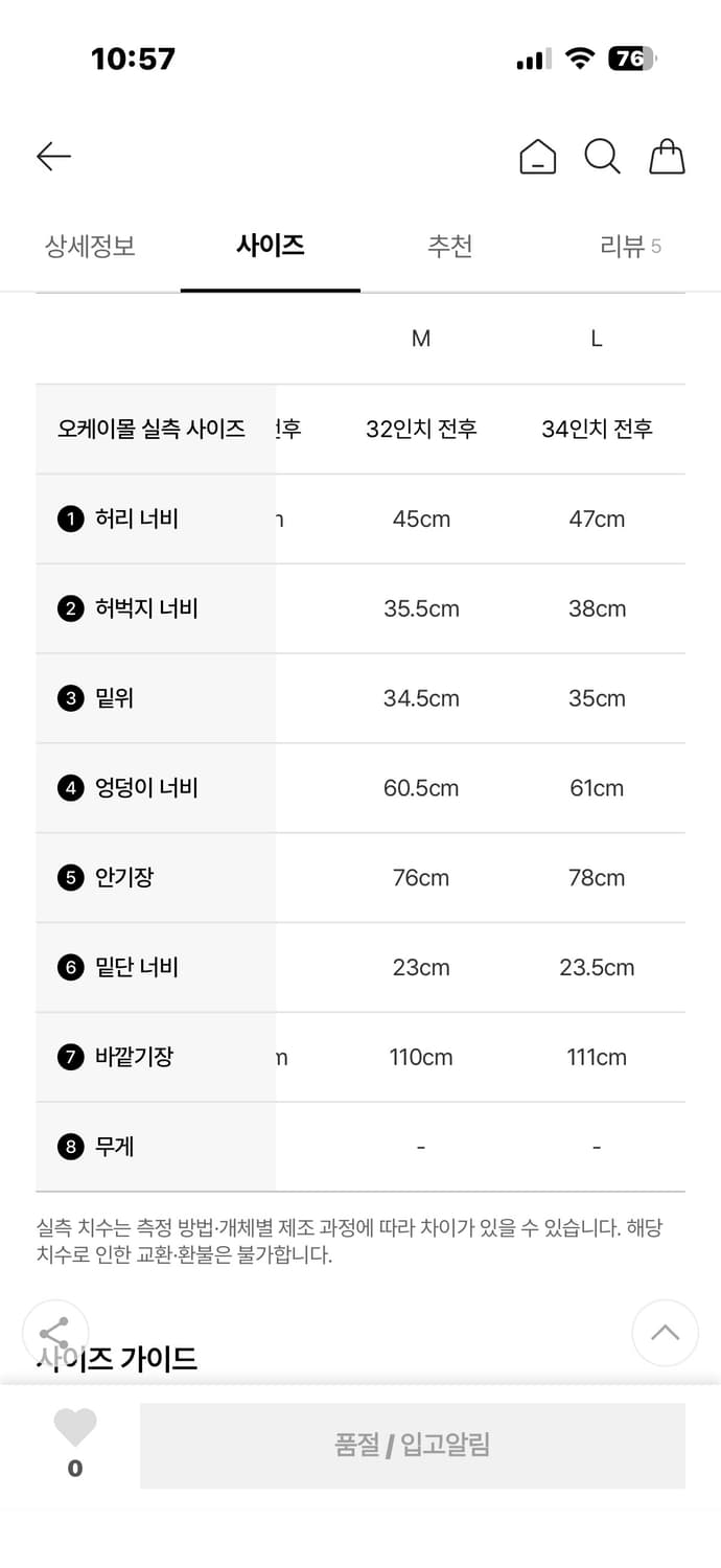 엔지니어드가먼츠 FA팬츠 네이비 L 상품이미지4