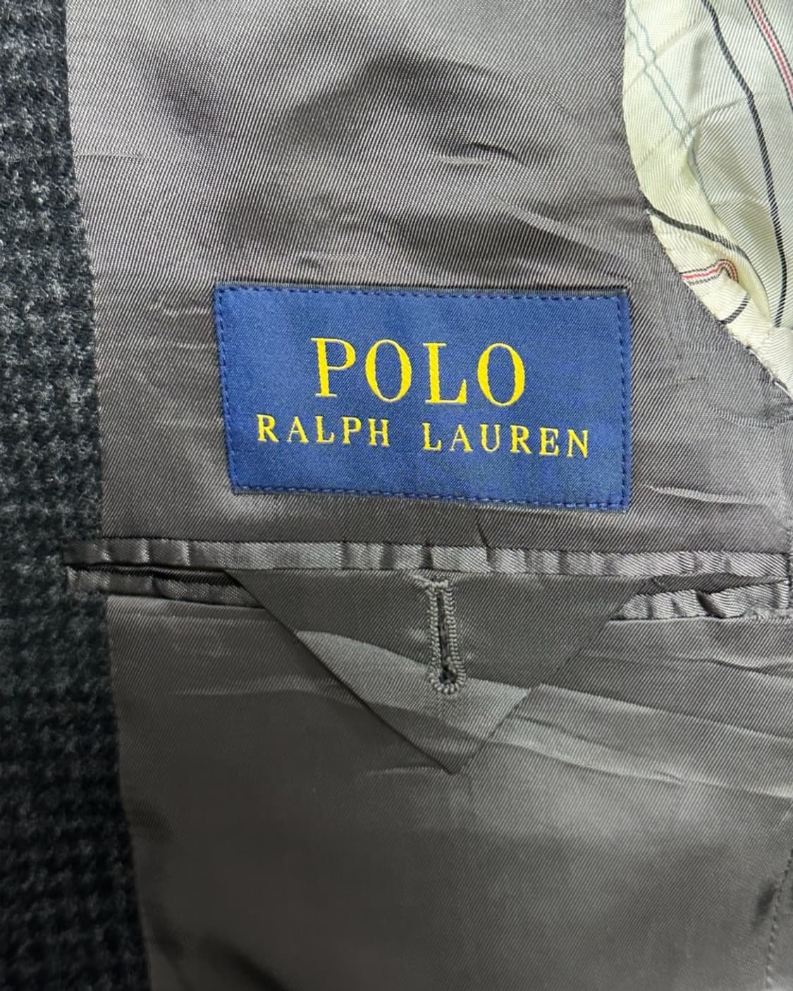 폴로 랄프로렌 울 체크 싱글자켓 상품이미지4