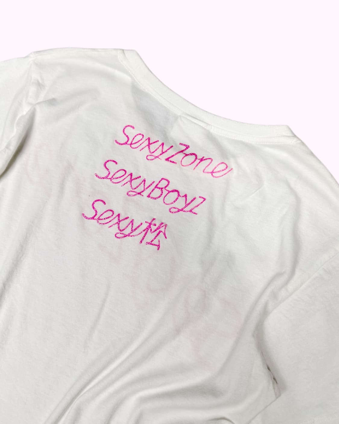 sexy zone white crop t-shirt 상품이미지6