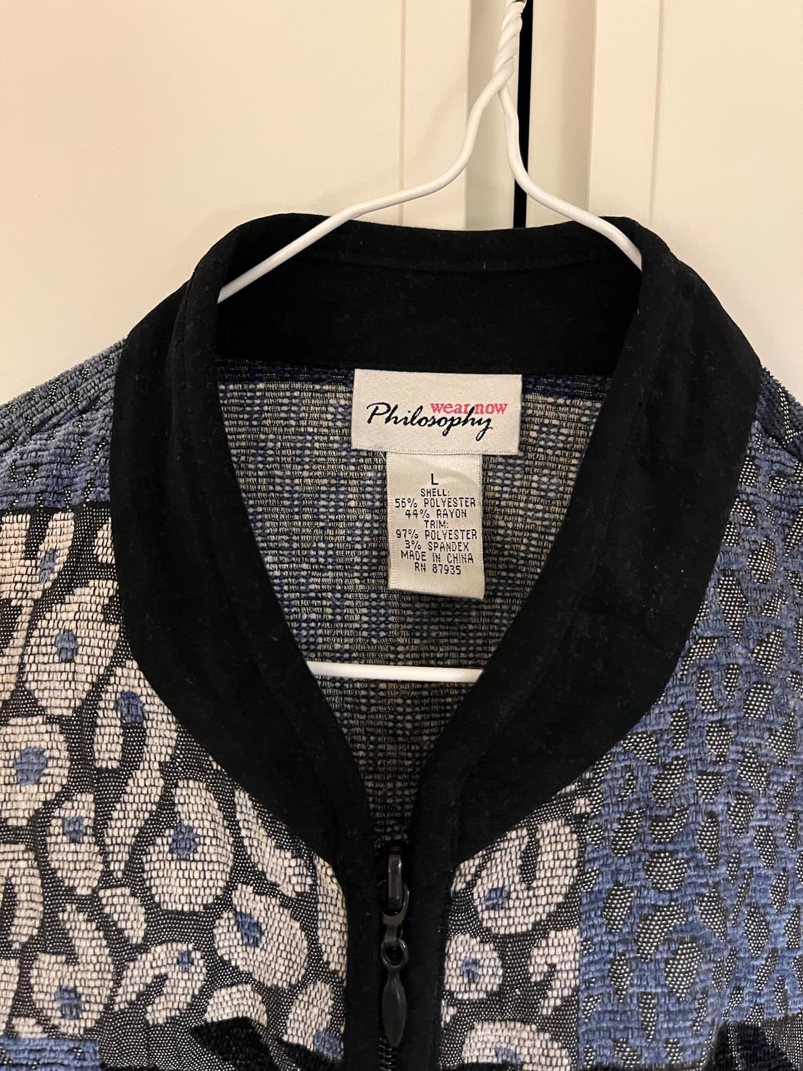 빈티지 패치워크 집업 자켓 상품이미지2