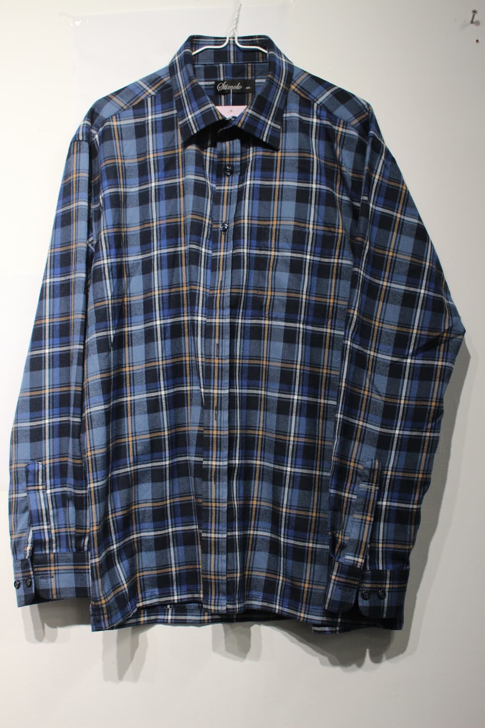 247. 네이비·블루 체크 셔츠 상품이미지1