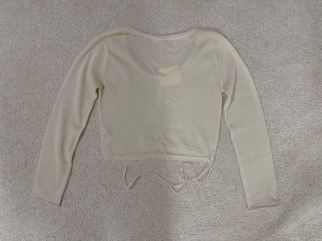 [리에뜨 Riette] 샌디 유넥 니트 (아이보리 / 택포함 새상품) 상품이미지5