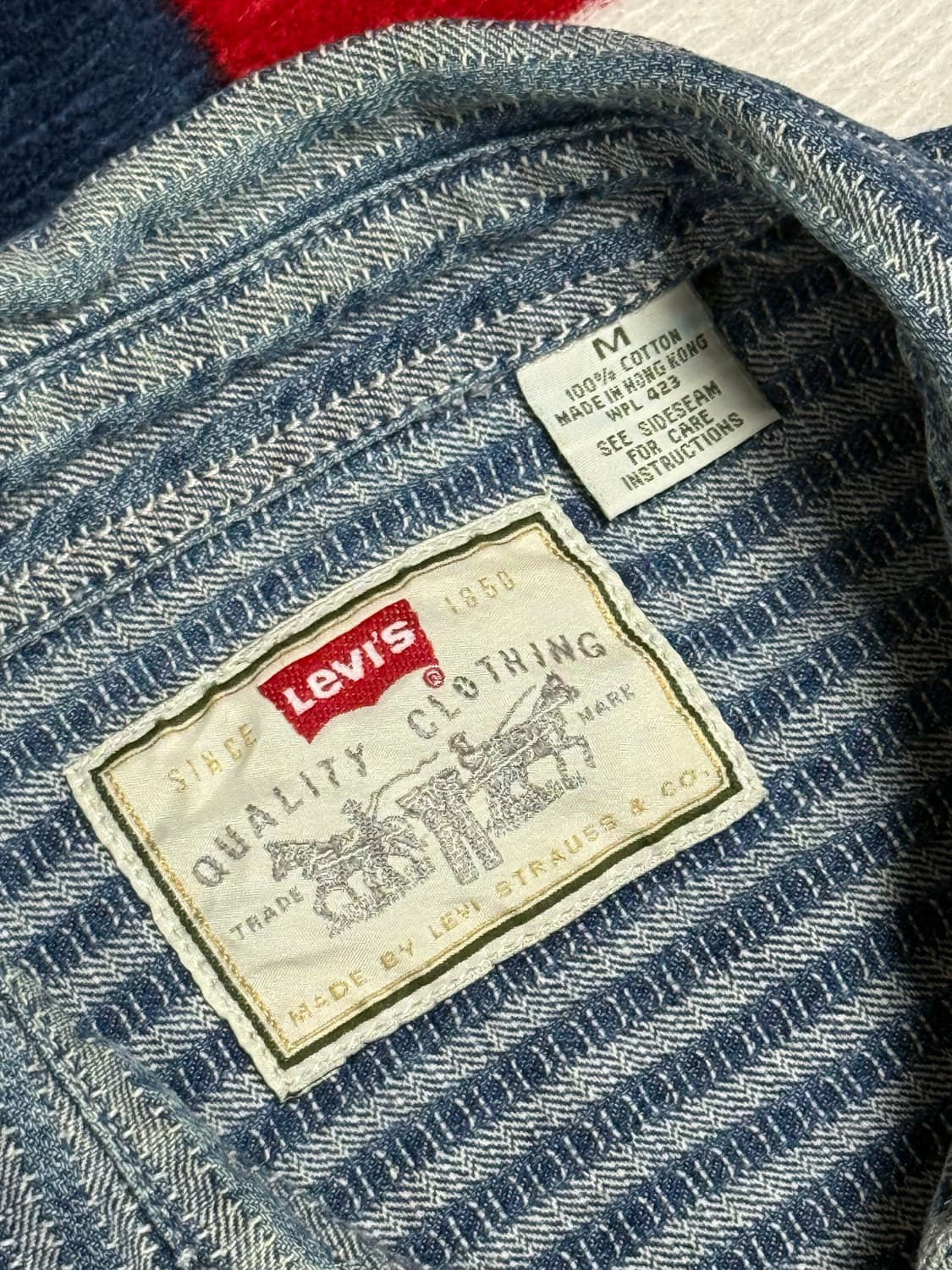 리바이스 스트라이프 셔츠 Levi’s vintage shirt [L] 상품이미지8