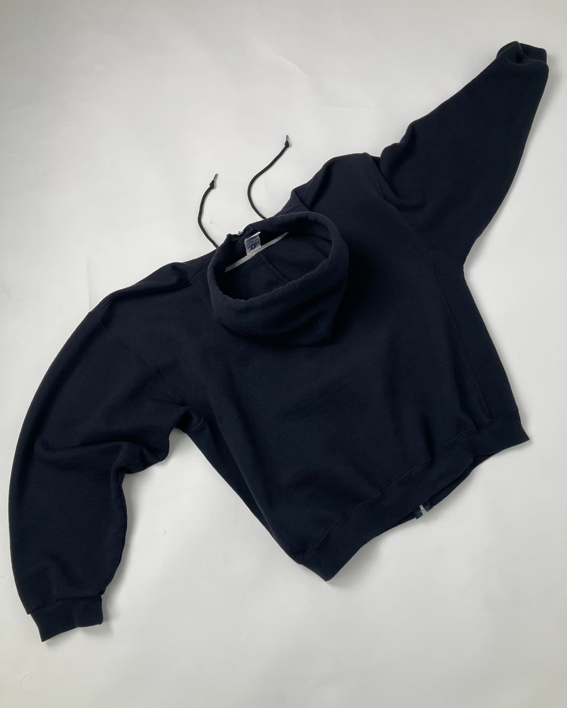 00s Russell Zip Up Hoodie (black) 상품이미지2