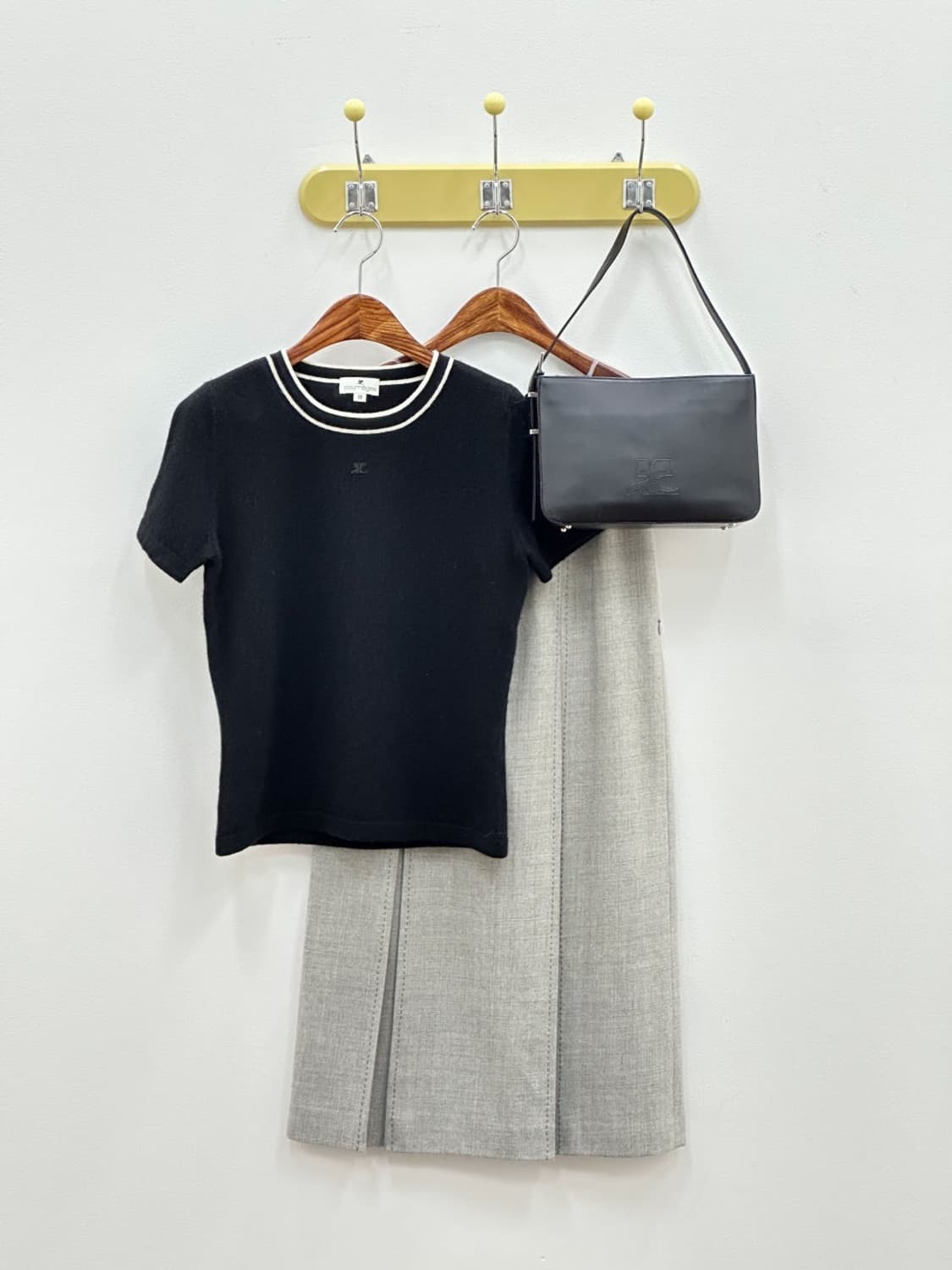 courreges / 꾸레쥬 블랙 캐시미어 니트   상품이미지6