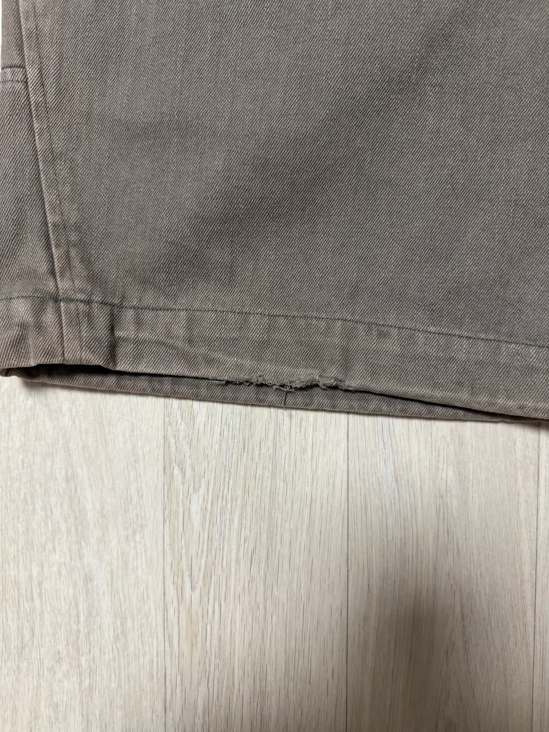 해칭룸 밀팬츠 워시드올리브 3사이즈(M) 상품이미지3