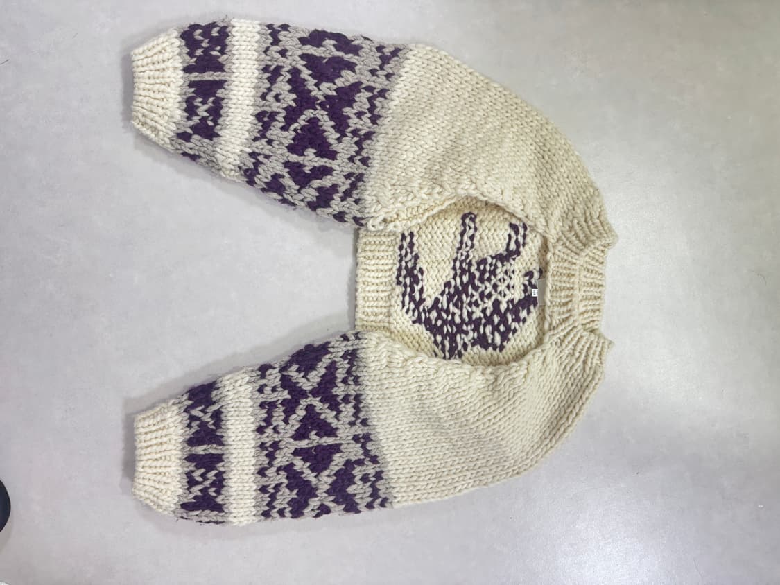 로도리리온 니트 탑 에크루 구매 상품이미지2