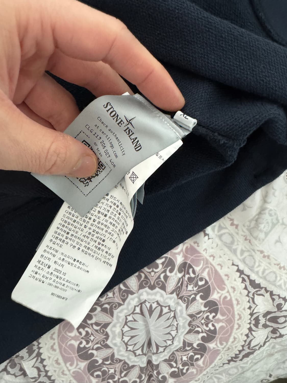 정품 스톤아일랜드 24SS 고스트피스 맨투맨  상품이미지5