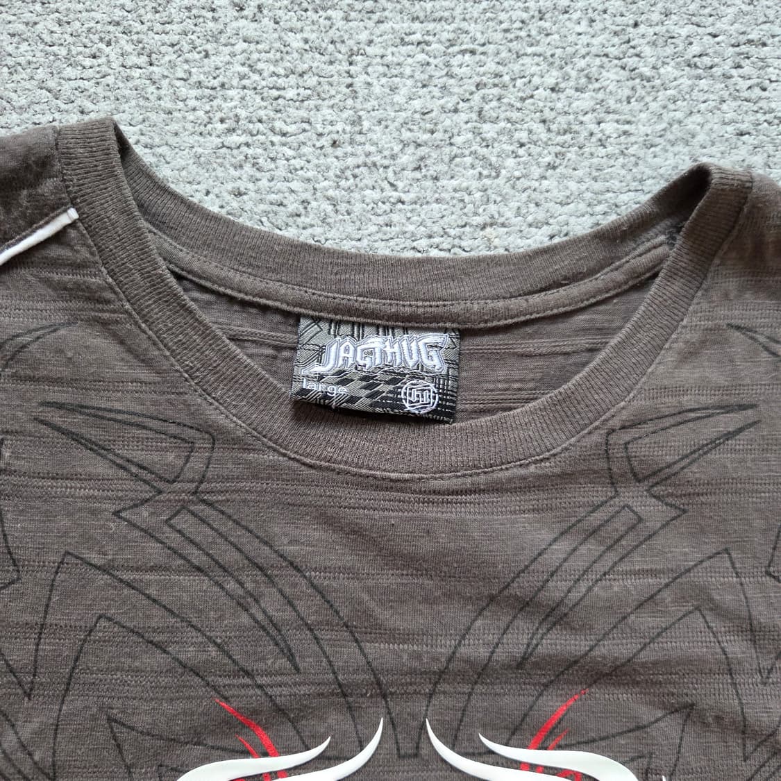 00s Japan JAGTHUG 반팔 티셔츠 M-슬림L(95-100) 상품이미지3