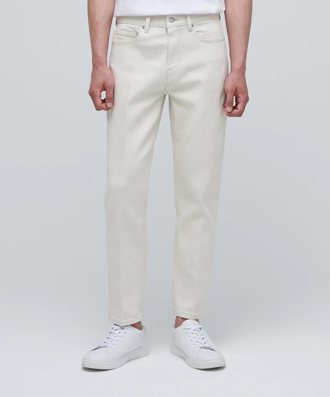 무신사 스탠다드 크림색 바지 상품이미지3