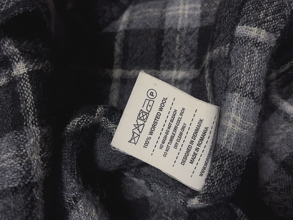 Norse Projects 울 체크 셔츠 M 상품이미지7