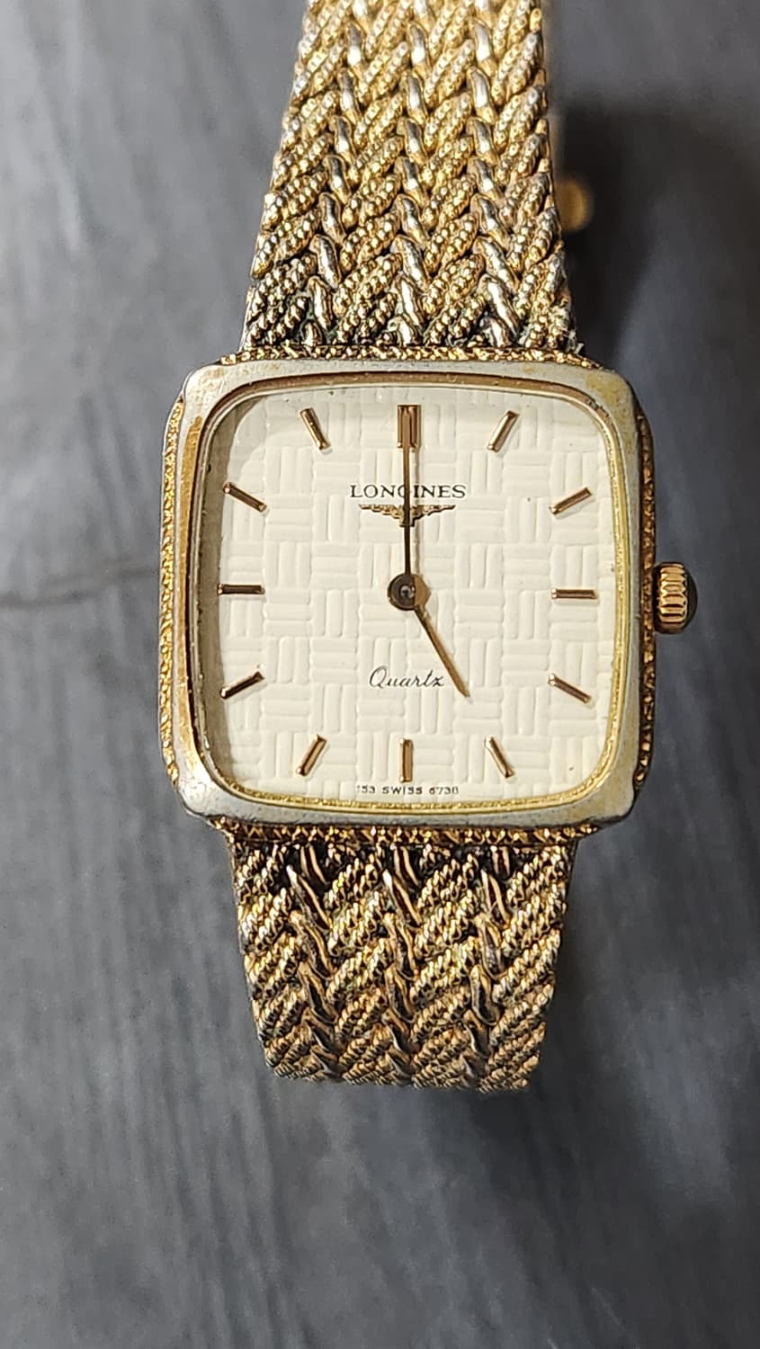 론진 한정판 빈티지 금장 여성시계 상품이미지2