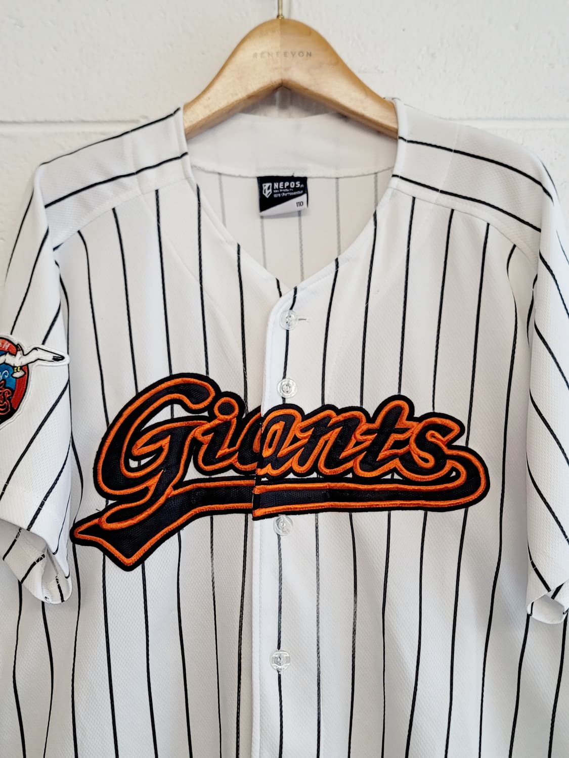 [110.XXL] 네포스 롯데자이언츠 올드 홈 유니폼 판매(상세내용확인) 상품이미지3