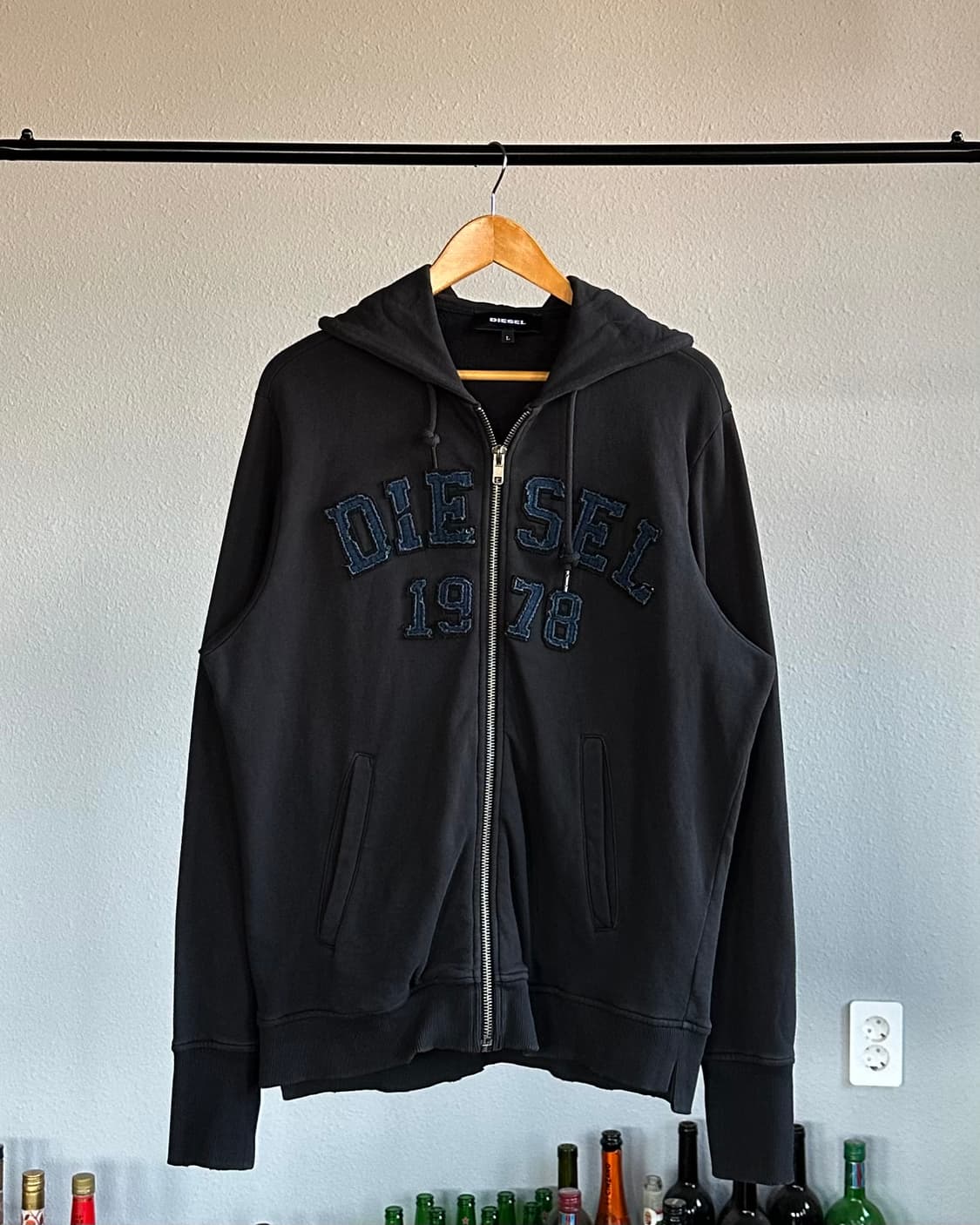 [L]디젤 DIESEL y2k 빈티지 후드집업 상품이미지1