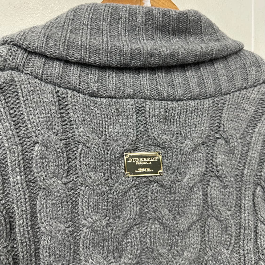 버버리 울 가디건 스웨터 상품이미지6