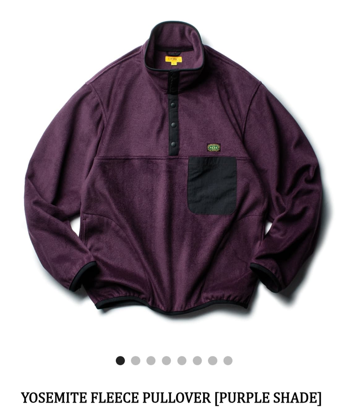 더레스큐 25fw 플리스 후리스 퍼플 XL TheResQ 상품이미지1