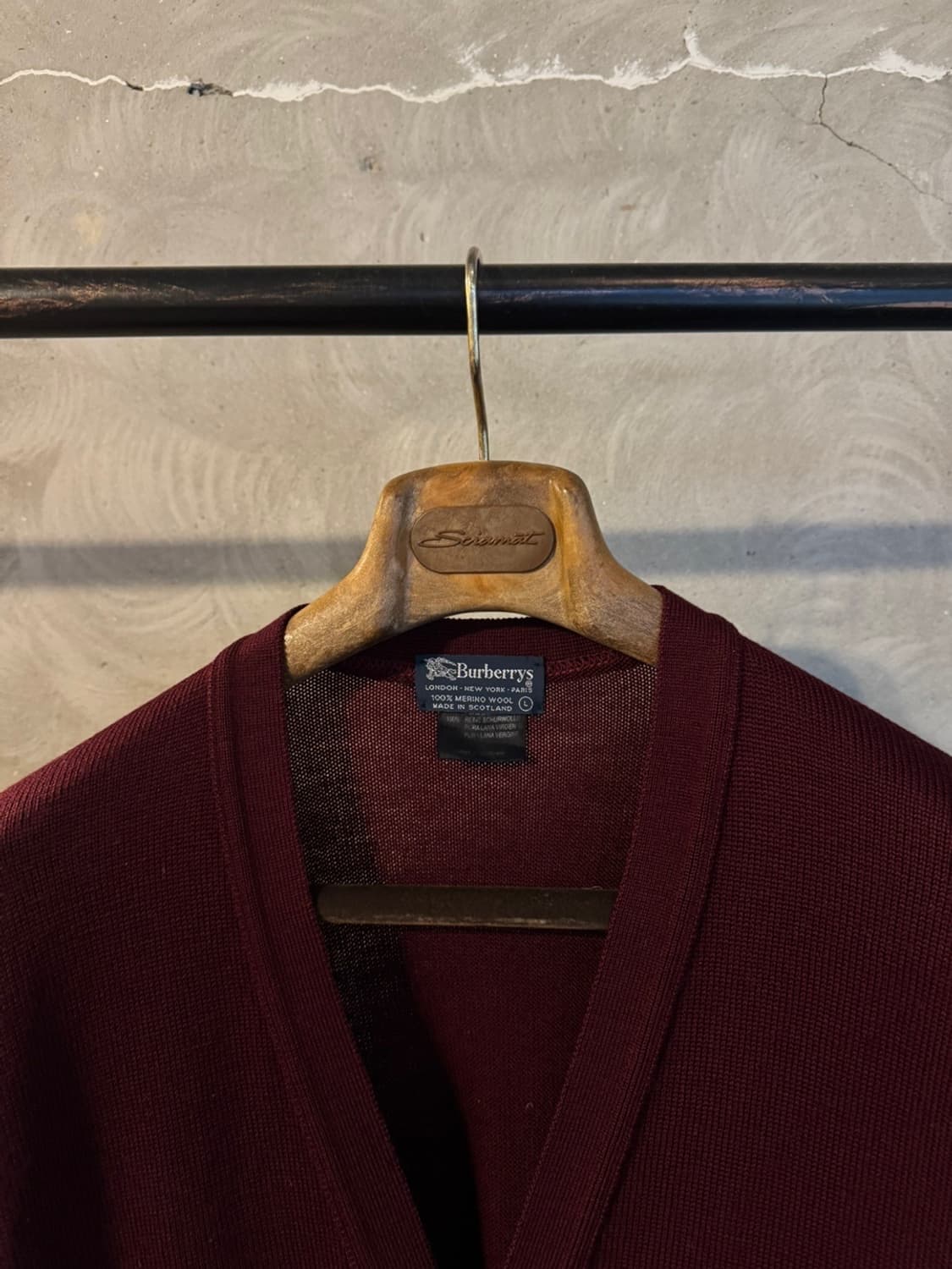 버버리 스코티쉬 가디건 105 상품이미지3