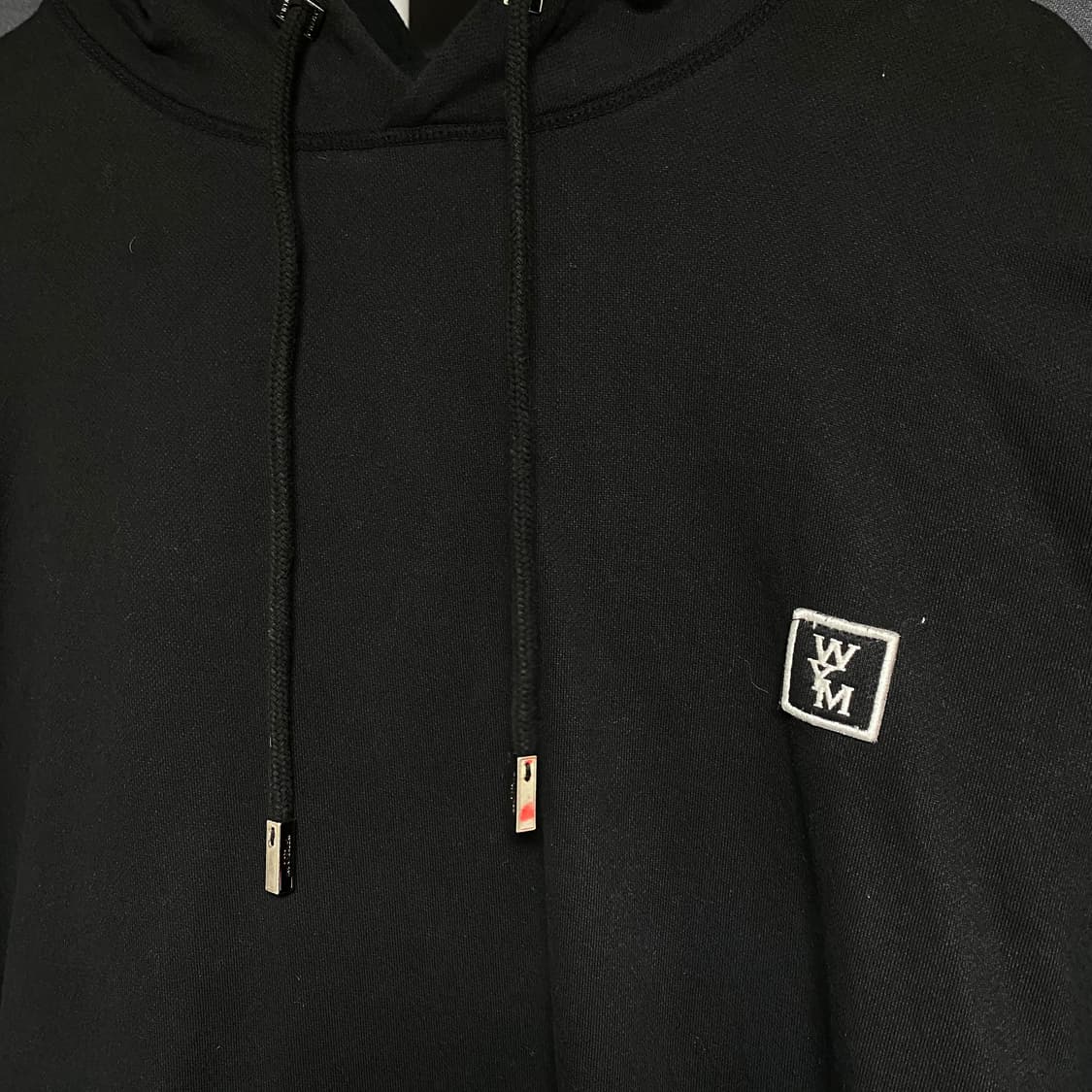 우영미 백로고 후드티 블랙 52 상품이미지2