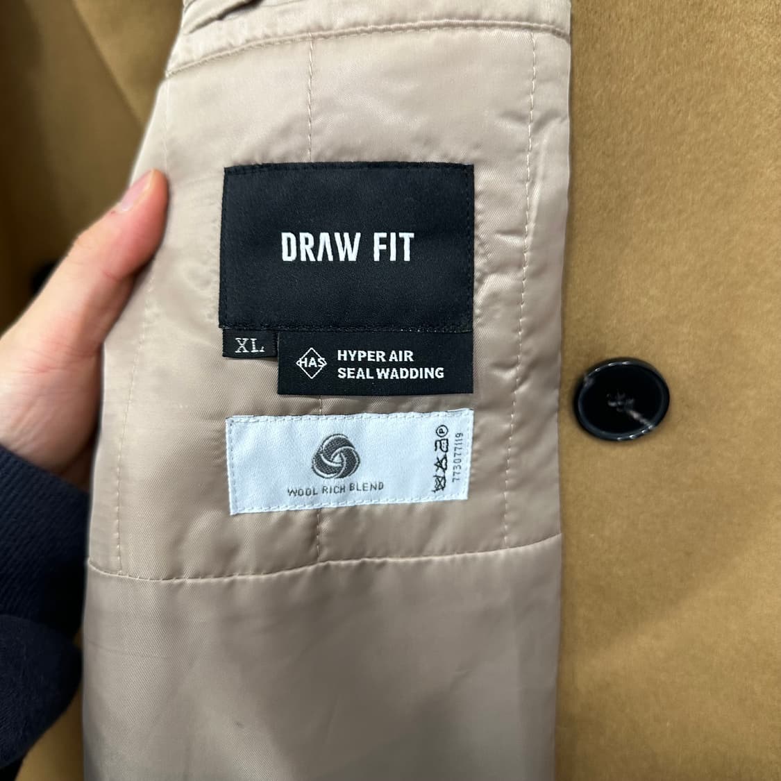 드로우핏 더블 코트 상품이미지4