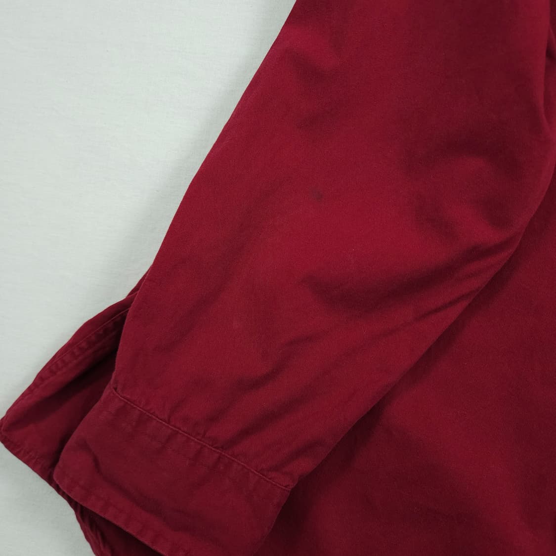 2XL(110) 타미 힐피거 헤비셔츠 버건디 상품이미지6