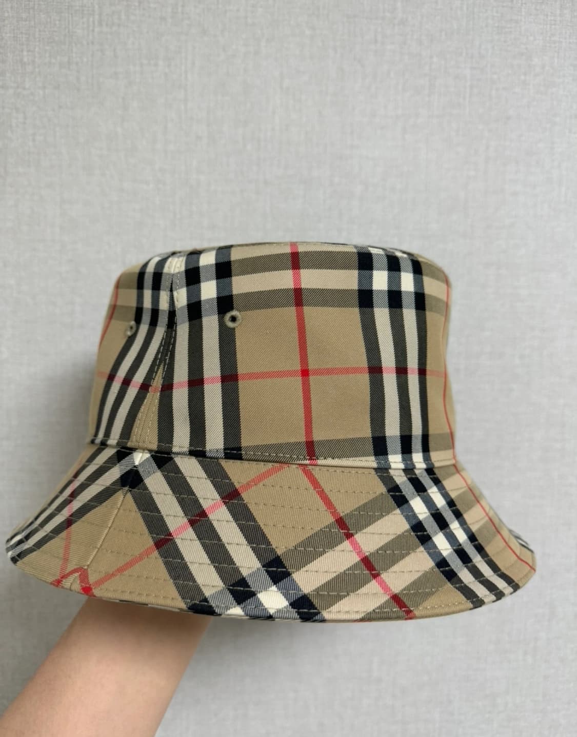 버버리 체크 버킷햇 XL 상품이미지2