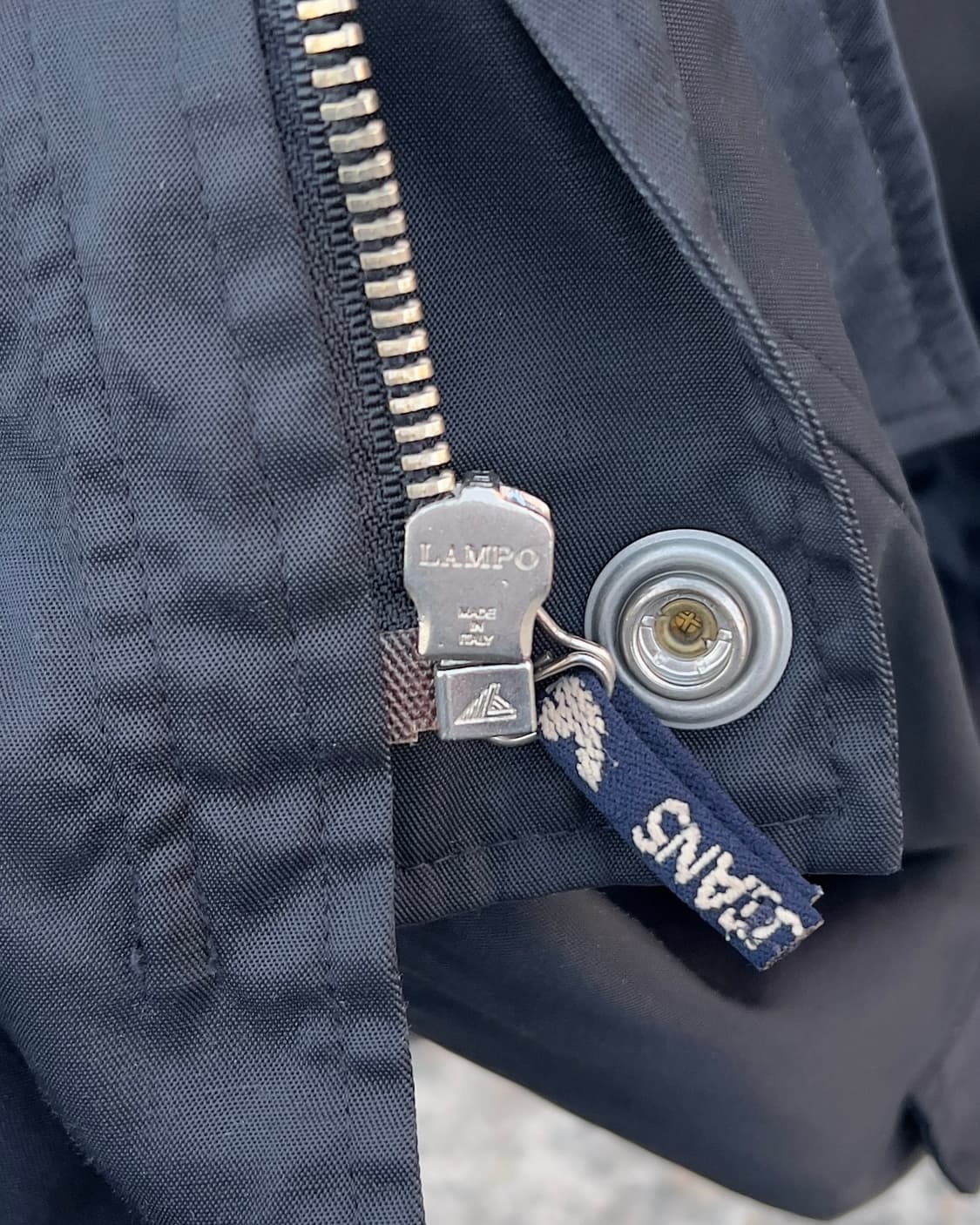 [XL] 90s 아르마니 진스 나일론 스냅 코트 상품이미지6