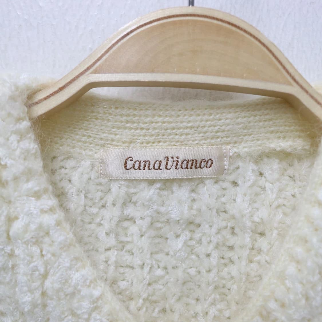 BIANCO 울 혼방 니트 가디건  62148 상품이미지7