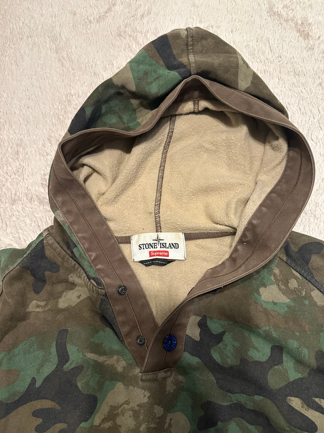 스톤아일랜드 x 슈프림 14fw 후드 카모  상품이미지4