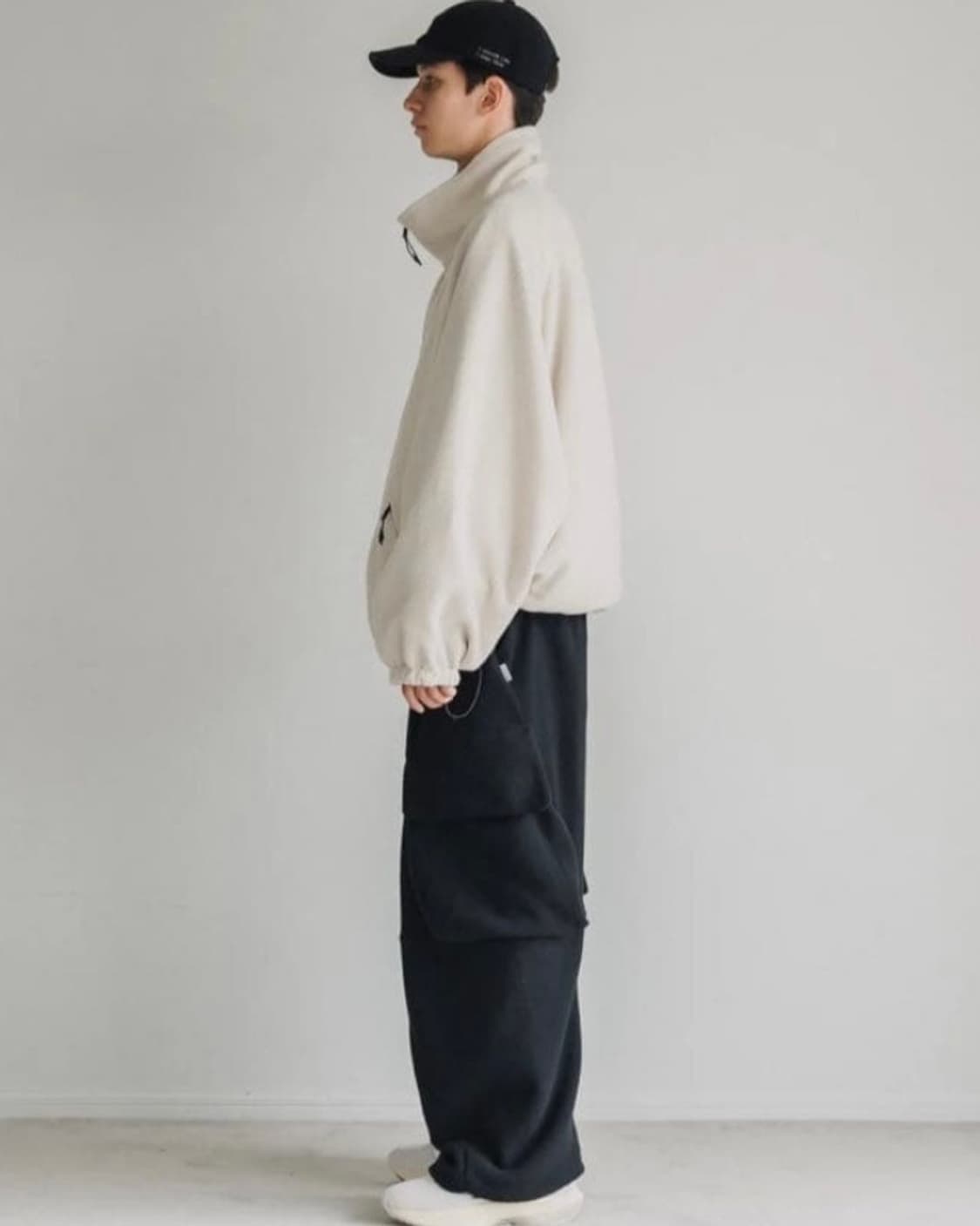 CLESSTE 폴라텍 리버시블 밀리터리 자켓 아이보리 상품이미지5