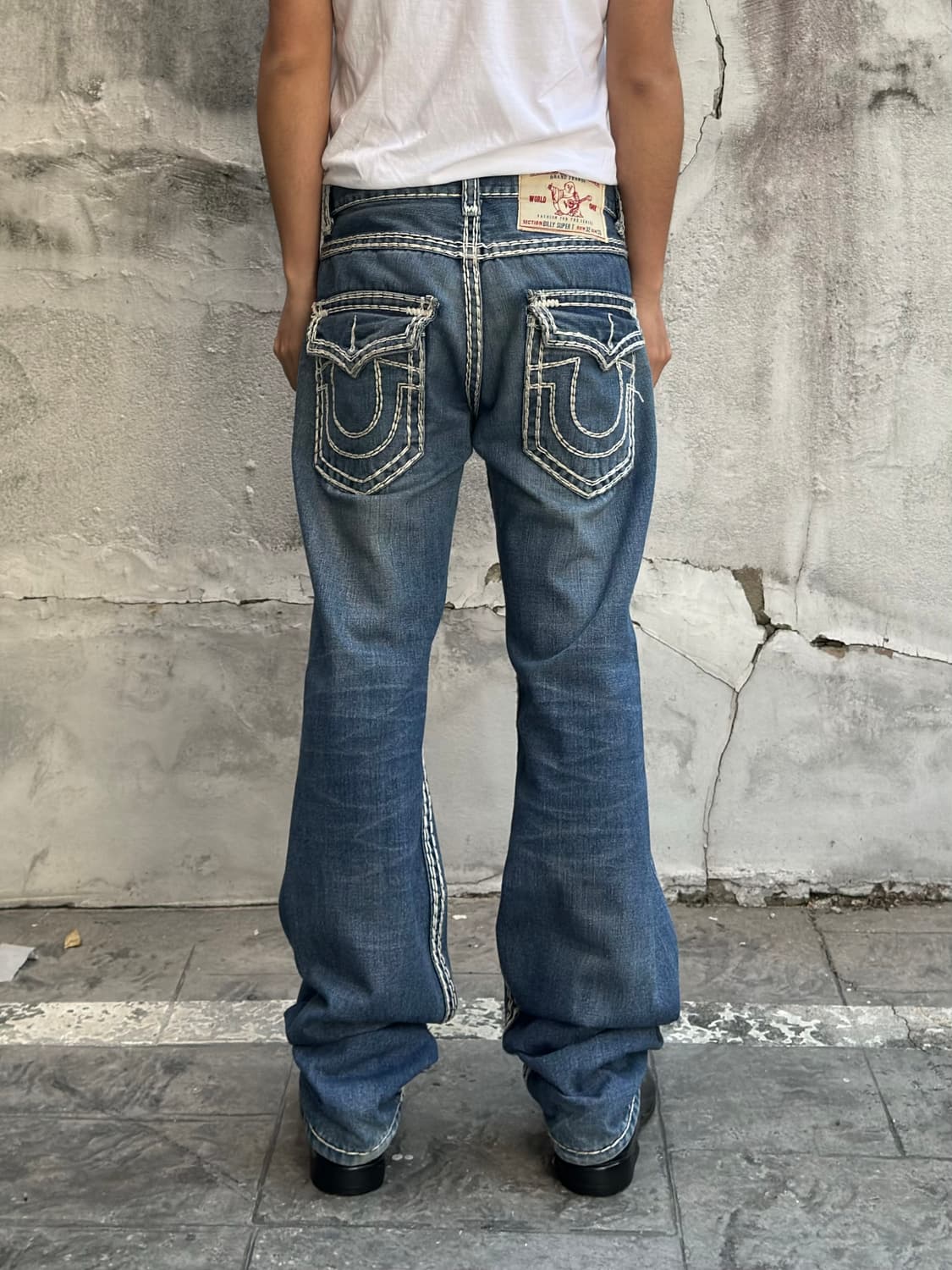 트루릴리전 빌리 슈퍼 T 플레어 팬츠 상품이미지2